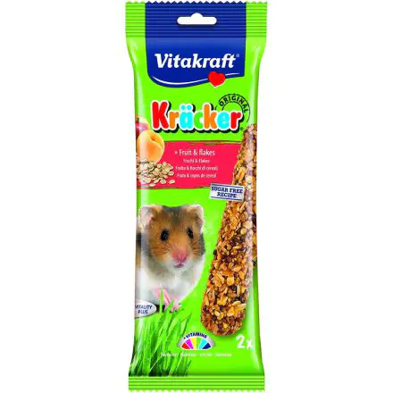 Vitakraft Hamster Stick Fruit 112g - 2 pack 25750, case of 5