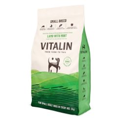 Vitalin Adult Dog Small Breed Lamb with Mint - 2kg