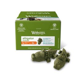 WHIMZEES Alligator Daily Dental Dog Chew - Large, case of 30