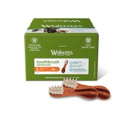 WHIMZEES Toothbrush Daily Dental Dog Chew (X30) - Large, case of 30
