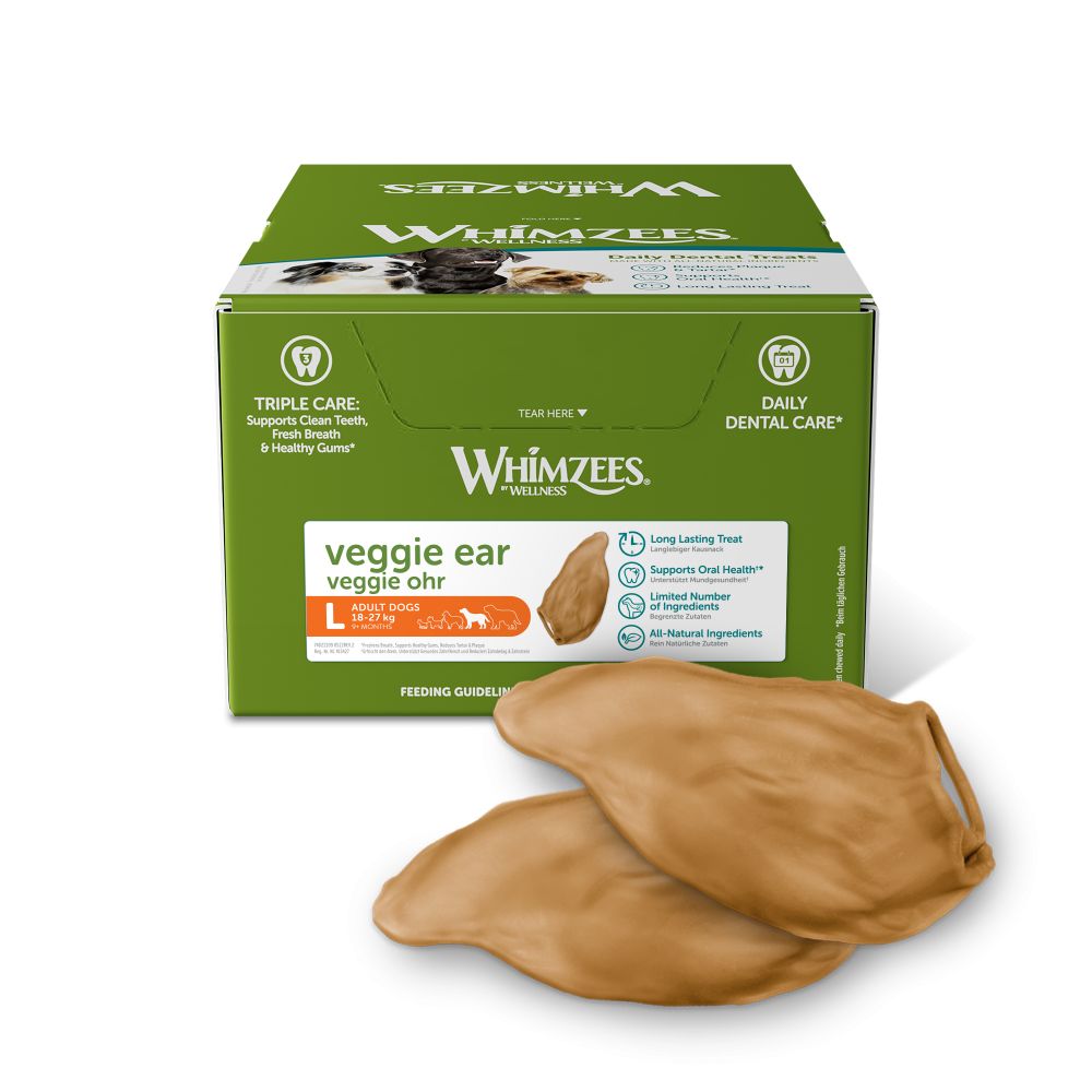 WHIMZEES Veggie Ear, case of 18