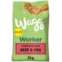 Wagg Worker Complete Beef PM£2.09 - 2kg
