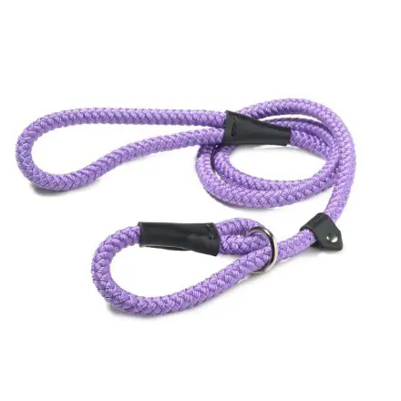 Walk 'R' Cise Nylon Rope Slip Lead - Lilac - 1.2x122cm