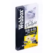 Webbox Lick-e-Lix Chicken & Zinc - 5 pack, case of 10
