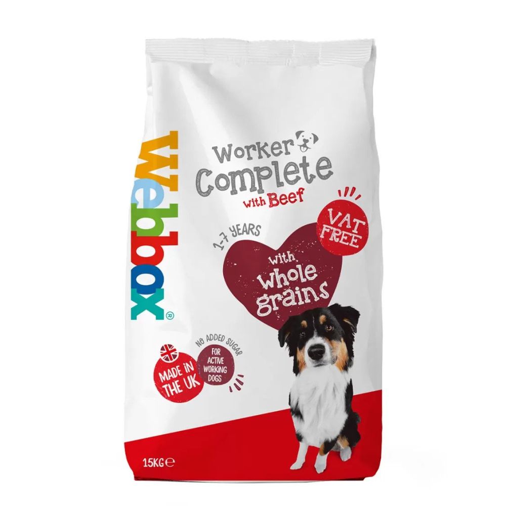 Webbox Worker Complete Beef - 15kg