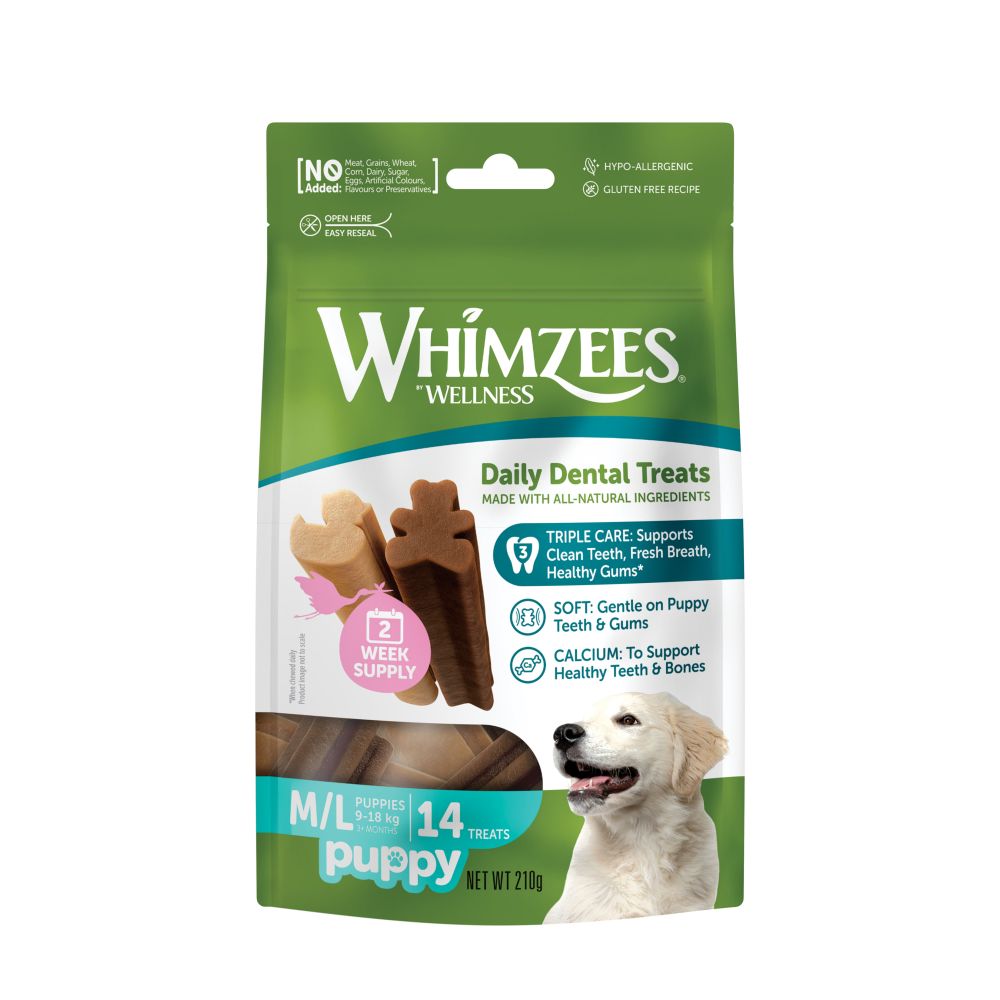 Whimzees Puppy Medium/Large - 14 pack