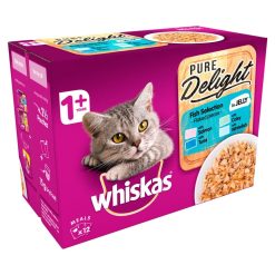 Whiskas 1+pd Fish 12pk - 85g