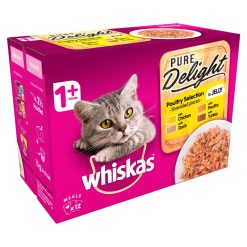 Whiskas 1+pd Poultry 12pk - 85g