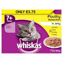 Whiskas 7+ Poultry £3.75 12pk - 100g