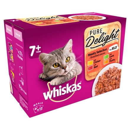 Whiskas 7+pd Meaty 12pk - 85g