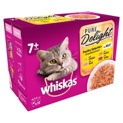 Whiskas 7+pd Poult 12pk - 85g