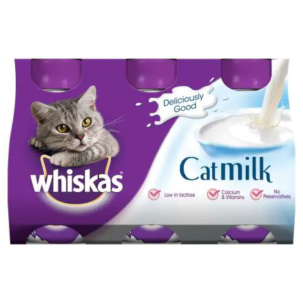 Whiskas Cat Milk 200ml 3 pack case of 5