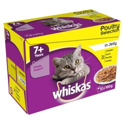 Whiskas Pouch 7+ Jelly 12 Pack - 100g