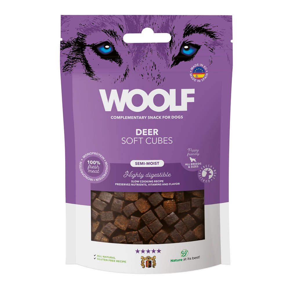 Woolf Soft Cubes Deer - 100g