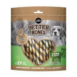 Zeus Better Bones Lamb & Mint Wrap Twists - 27 pack