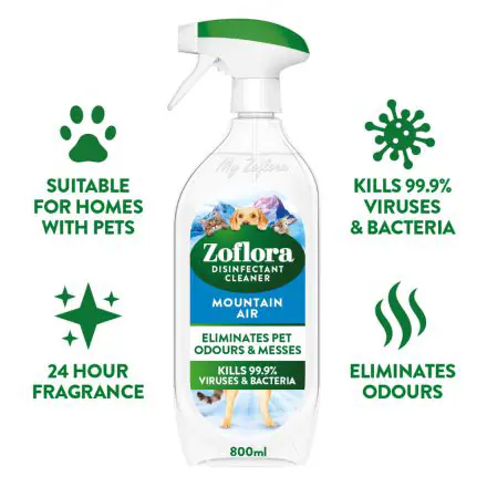 Zoflora Pet Disinfectant Spray Mountain Air - 800ml