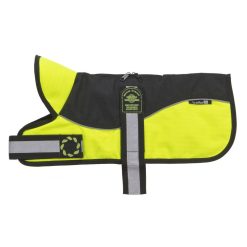 aniMate Reflective Black/Hi-Viz  Padded Harness Coat  (20cm) - 8 inches