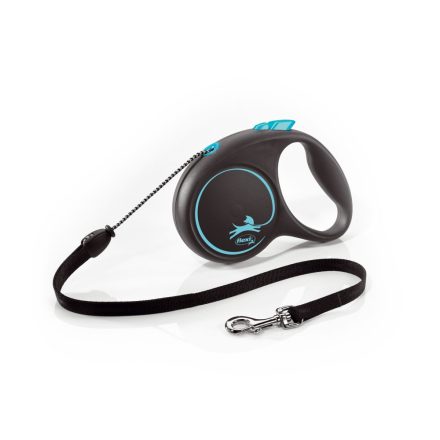 flexi Black Design M Cord 5m, blue - Medium