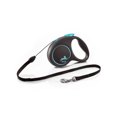 flexi Black Design S Cord 5m, blue - Small