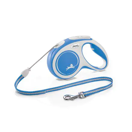 flexi New Comfort M Cord 5 m, blue - Medium
